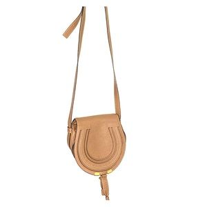 Chloe Tan Crossbody Saddle Bag